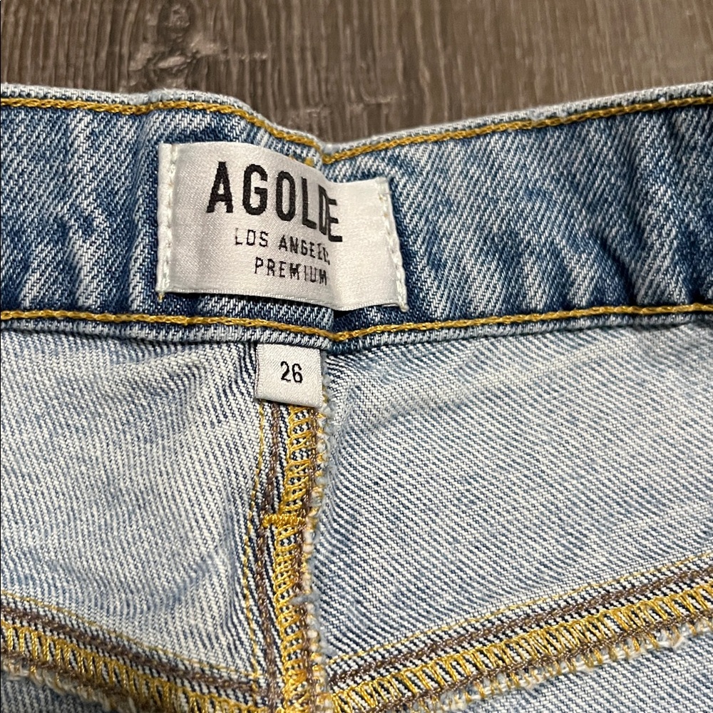 AGOLDE Parker Vintage Cut Off Short in Swapmeet Size 26 Style# A026-811 - Picture 7 of 13